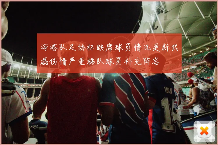 海港队足协杯缺席球员情况更新武磊伤情严重梯队球员补充阵容